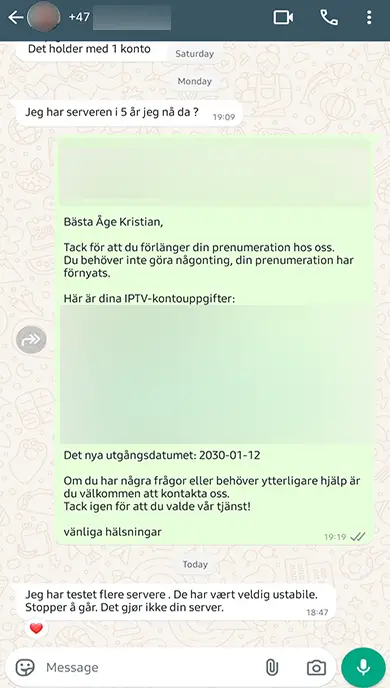 nordic iptv norway client review